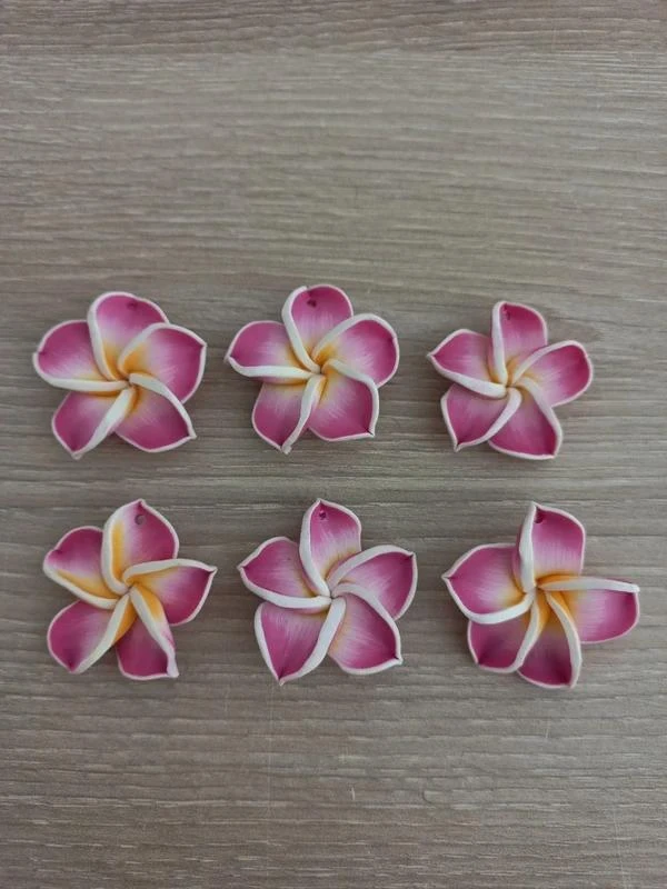 Lot De Fleurs En fimo